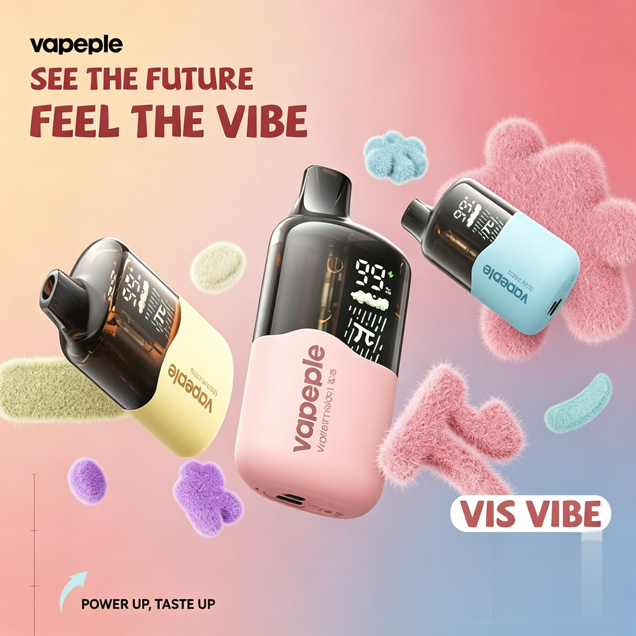 VAPEPIE VIS VIBE 70K Disposable Vape – Smart Display Edition with 70,000 Puffs|🚚🇦🇺 Sydney Stock