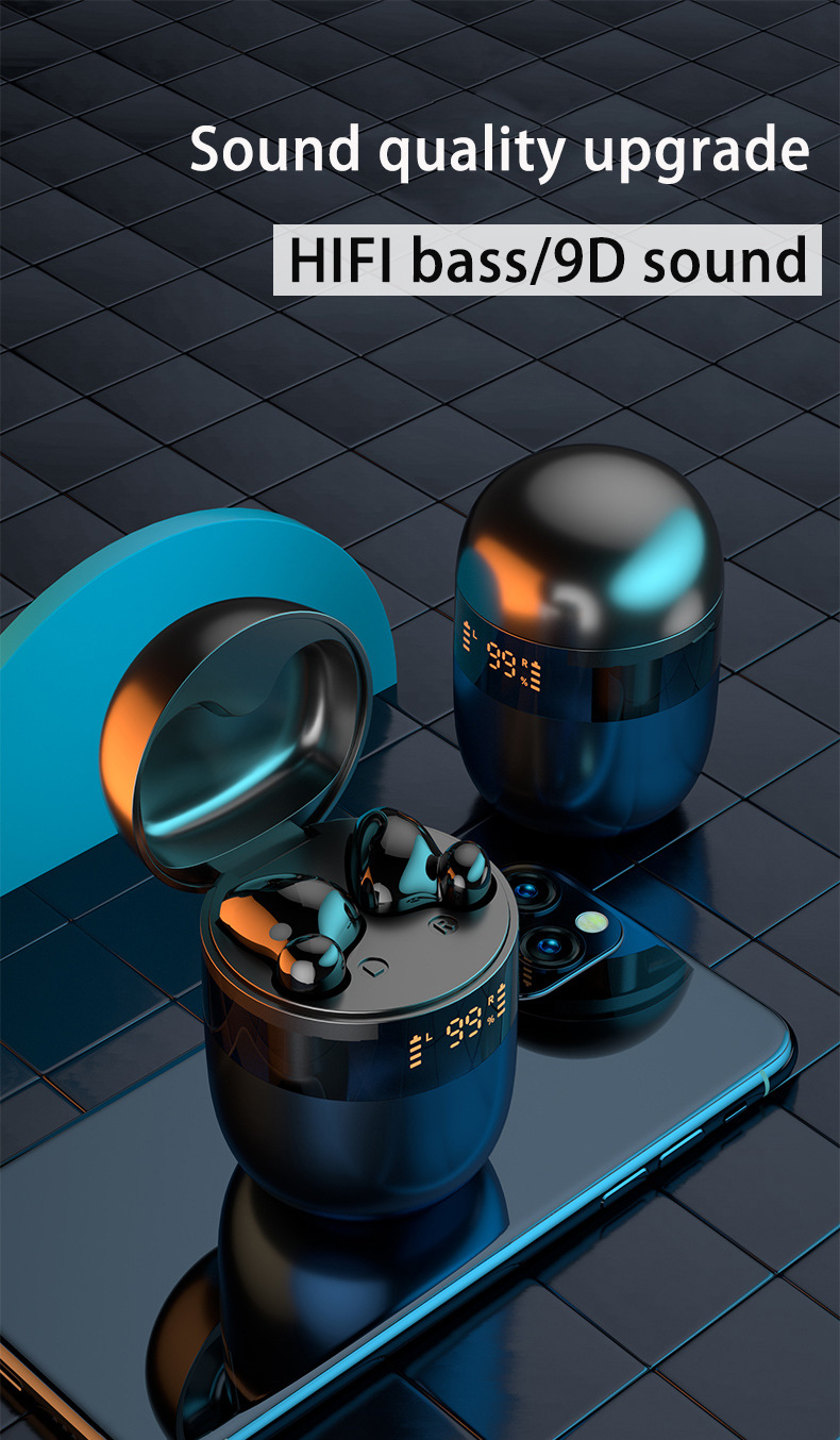 Bluetooth Wireless Earphone Earbuds Stereo Headphone J28