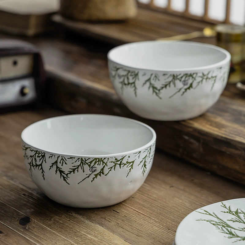 Embossed Ceramic Dinnerware Set – Microwave & Dishwasher Safe
