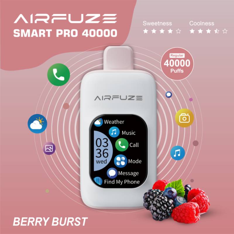 🚀Airfuze Smart Pro 40000 |✨ Premium Smart Gadget mit Langlebigkeit📱