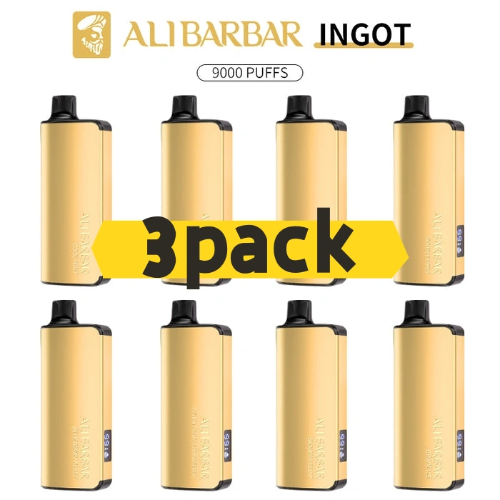3 blind boxes -  Alibarbar Ingot 9000 Puffs