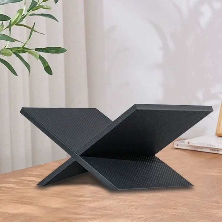 FSC Oak Book Organizer | Vegetable-Tanned Leather & 30LB Load Capacity