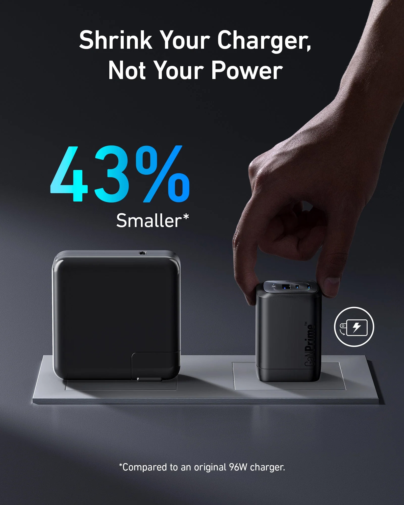 Prime 100W GaN Wall Charger (3 Ports)