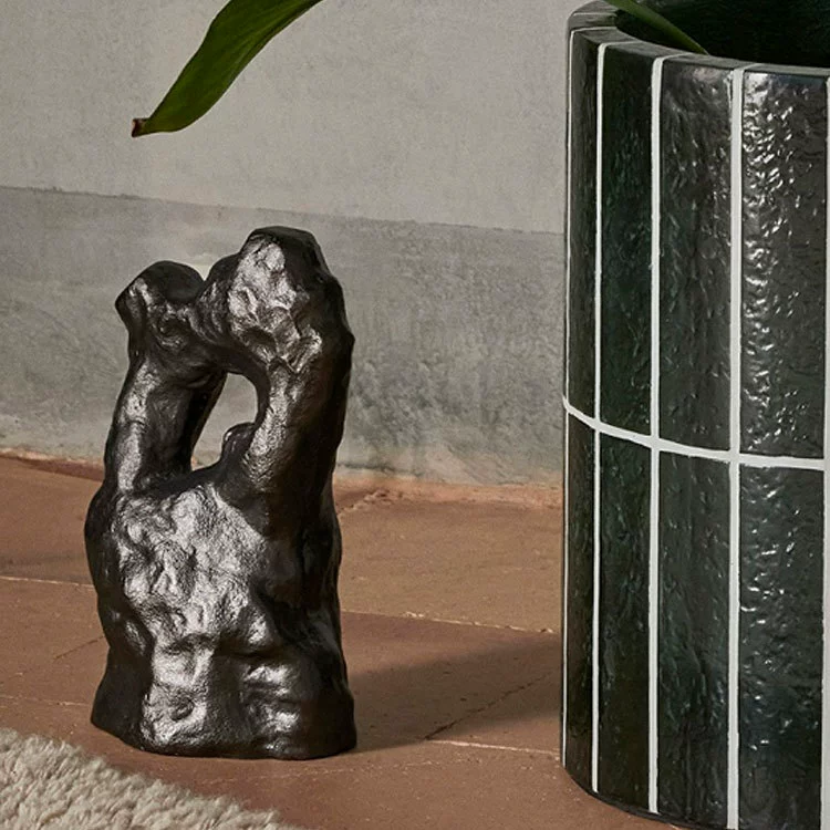 Laser-Sintered Steel Sculpture 12''H | ASTM A36 Steel & RAL 9005 Coating