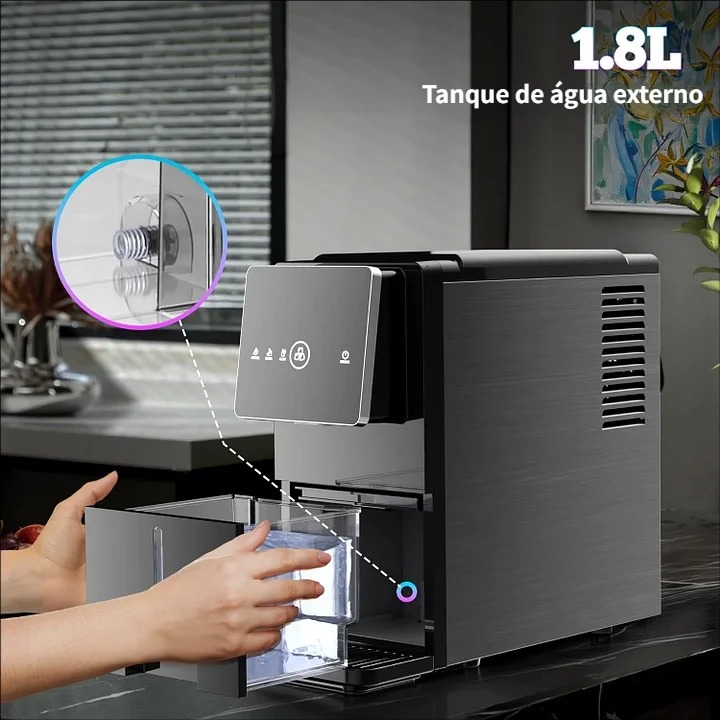 Máquina de gelo com pepita de bancada Kismile