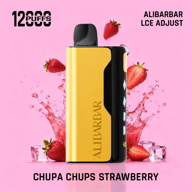 Alibarbar Ingot 12000 Puffs – Chupa Chups Strawberry (AU Sydney Stock 🚚)