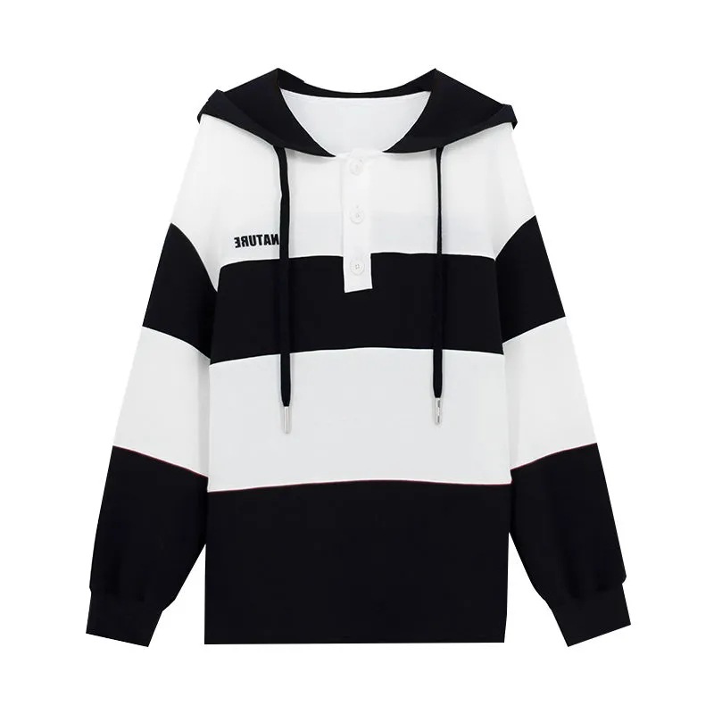 2024 Spring/Autumn Maternity Hoodie – Loose-Fit Long Pullover T-Shirt