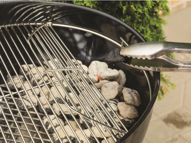 Weber Original Kettle 22 In. Premium Charcoal Grill Black