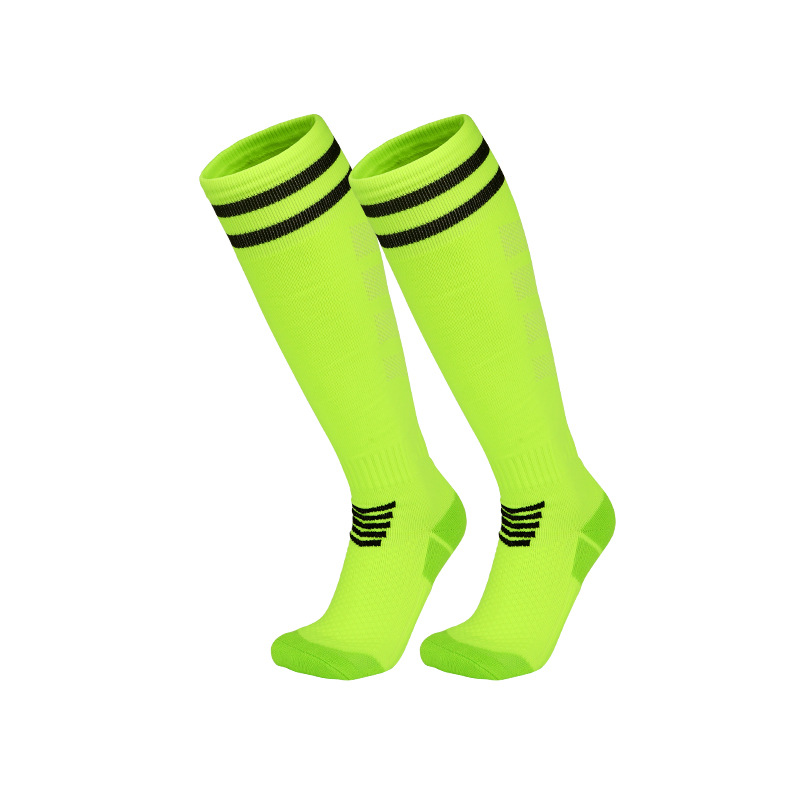 Cross-Border World Cup Professional Football Socks Long Men'S Towel Bottom Sweat-Absorbent Non-Slip Over-The-Knee Socks Sports Football Socks