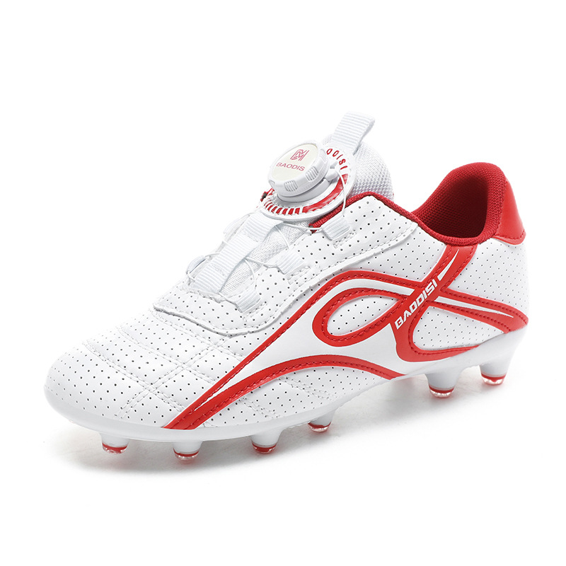 Mesh Soccer Cleats for Boys & Girls — World Cup Edition with Short Studs and Rotary Dial Closure
