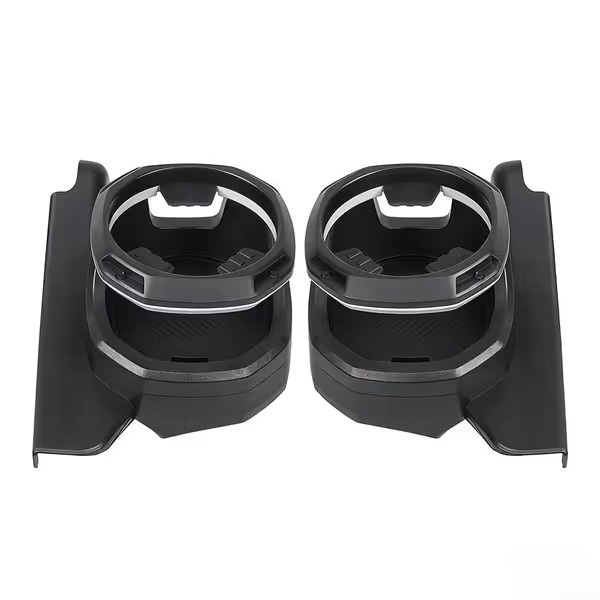 Car Cup Holder for Jeep Wrangler JL/JT Gladiator 2018-2025, Door Mount Water Bottle Holder, Interior Storage Organizer for Drinks, Black