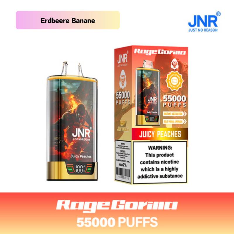 🔥 JNR Rage Gorilla 55K Hochleistungs Einweg-E-Zigarette
