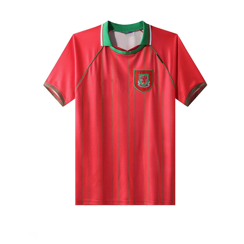 Wales 1990/92 Retro Men's Football Jerseys Green