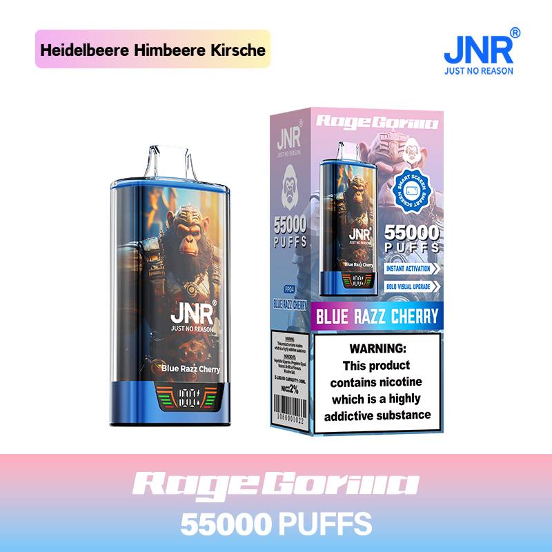 🔥 JNR Rage Gorilla 55K Hochleistungs Einweg-E-Zigarette