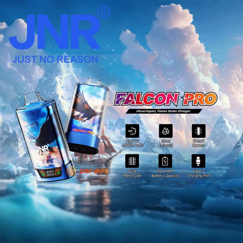 JNR - Falcon Pro - 28000 Puffs - 2% nicotine - Vape Disposable