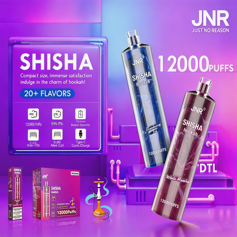 JNR Shisha 12000 Züge 12k Züge Einweg-E-Zigaretten Anleitung