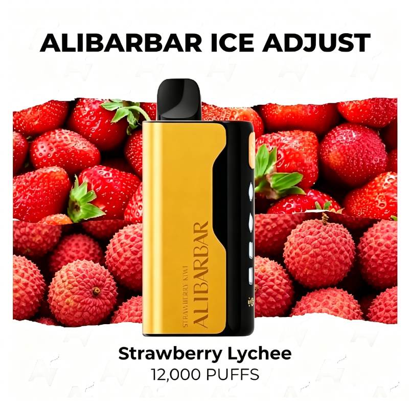 Strawberry Lychee | Your 12K Puff Vitamin Charge by Alibarbar ( Sydney Stock 🚚 )