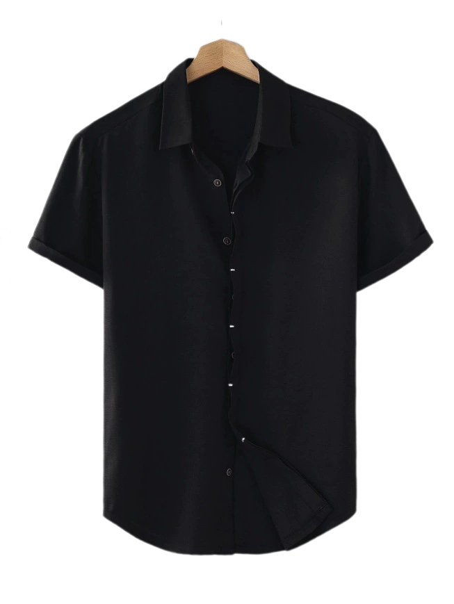 Teen Boys Long Sleeve Linen-Cotton Shirt Casual Collar Top