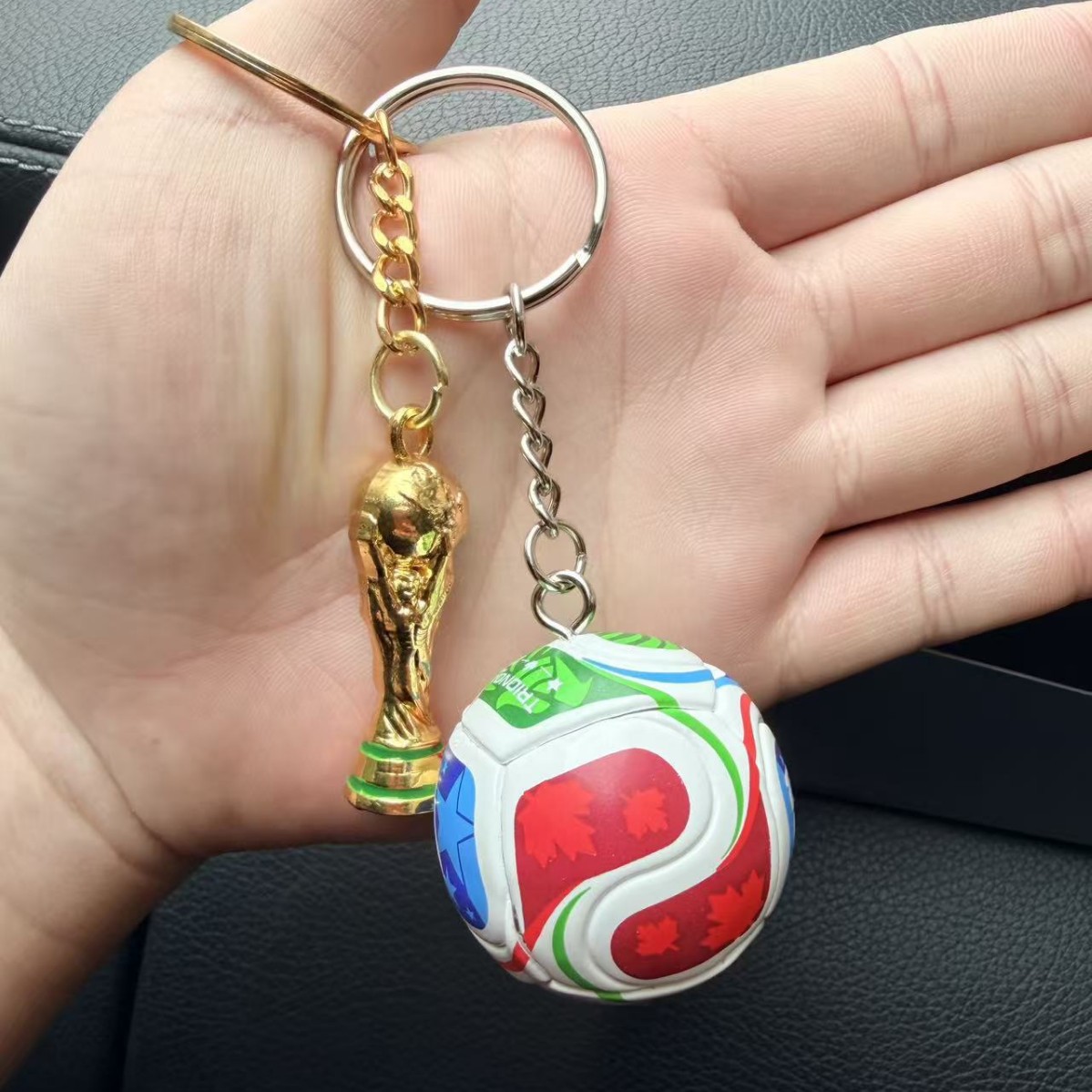 2026 FIFA World Cup (USA, Canada, Mexico) Commemorative Football Keychain