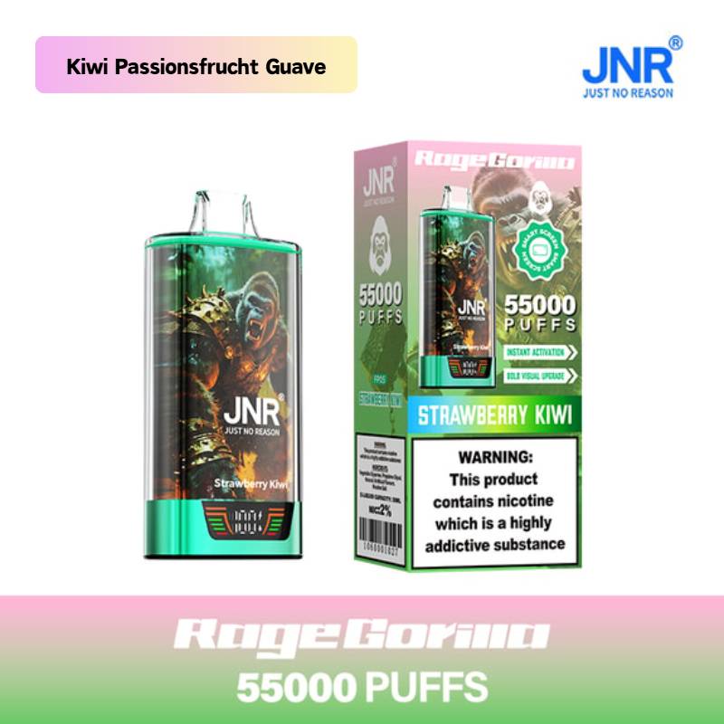 🔥 JNR Rage Gorilla 55K Hochleistungs Einweg-E-Zigarette