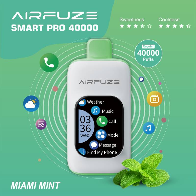 🚀Airfuze Smart Pro 40000 |✨ Premium Smart Gadget mit Langlebigkeit📱
