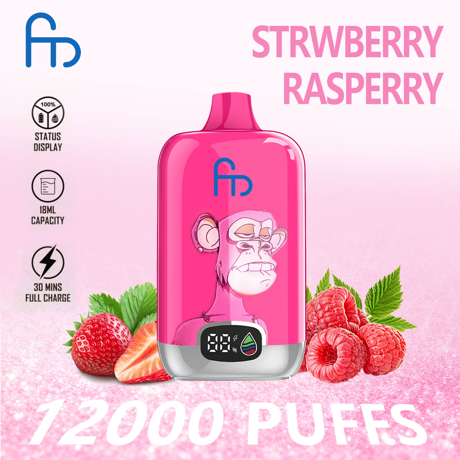 Fumot Digitale Box Einweg-Vape 12000 Züge