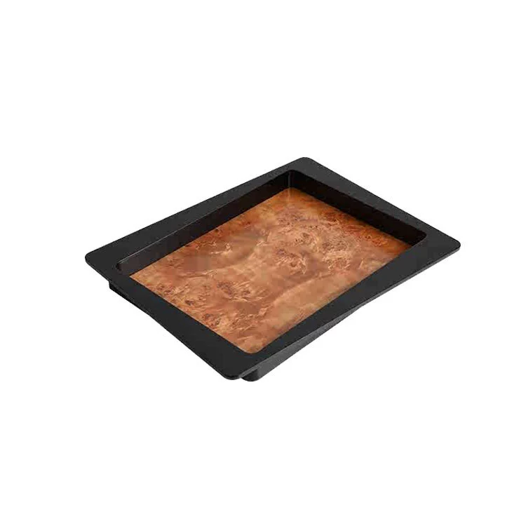 FSC-Certified Oak Serving Tray 12''x8'' | 10LB Capacity & Food-Grade Finish