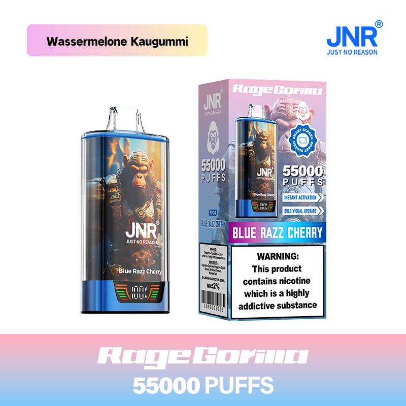 🔥 JNR Rage Gorilla 55K Hochleistungs Einweg-E-Zigarette