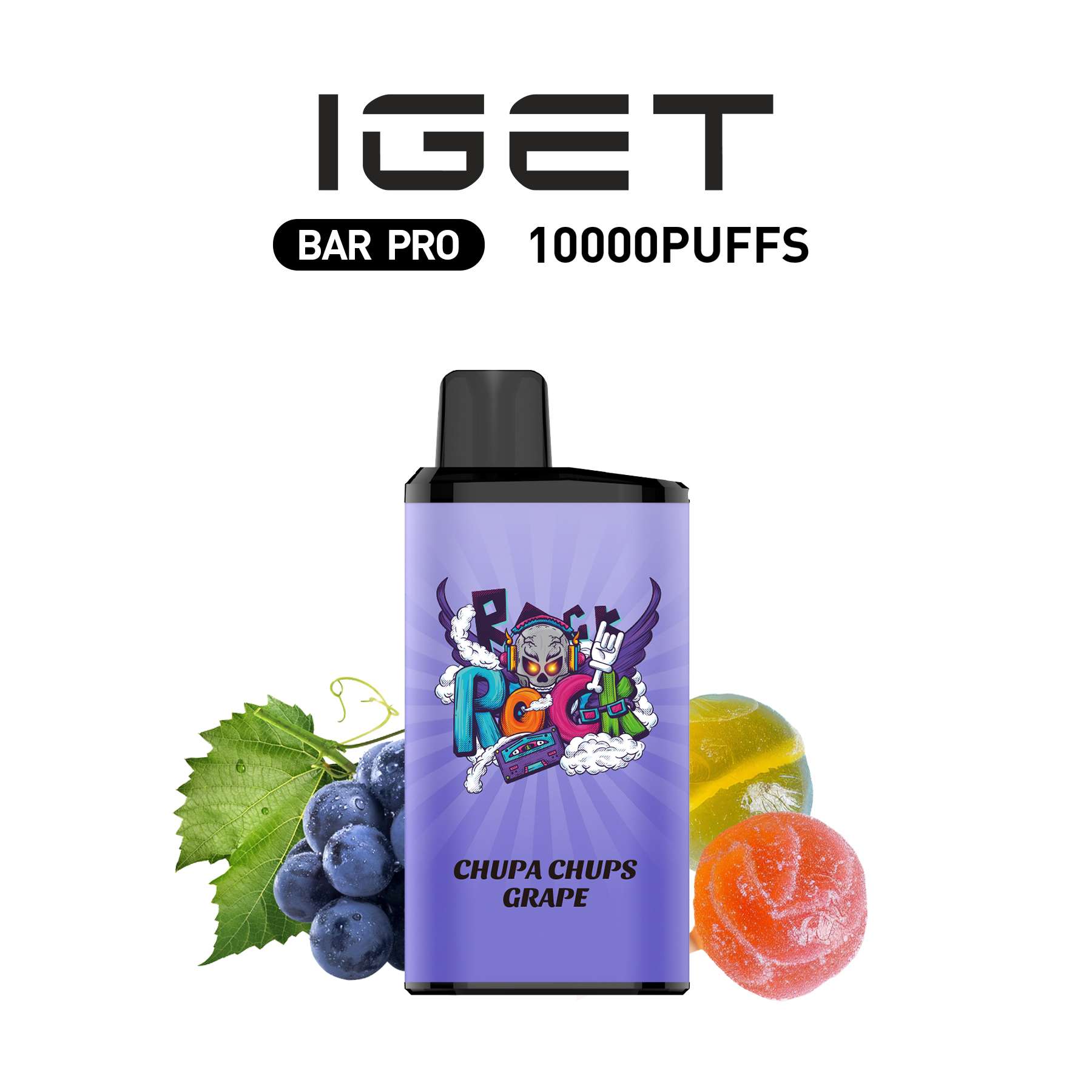 IGET BAR PRO 10,000 Puffs Chupa chups grape| Sydney Stock 🇦🇺