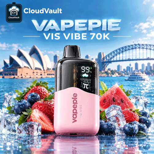 VAPEPIE VIS VIBE 70K Disposable Vape – Smart Display Edition with 70,000 Puffs|🚚🇦🇺 Sydney Stock