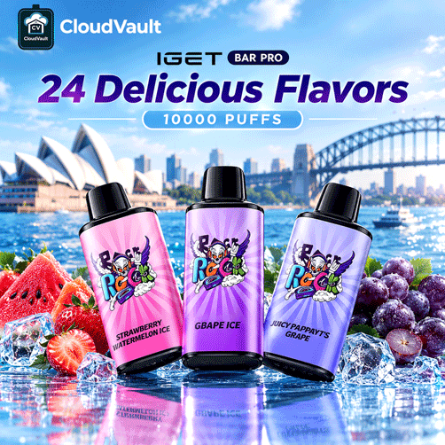 🔥IGET BAR PRO 10,000 Puffs | 24 Delicious Flavours 🇦🇺 Sydney Local Stock