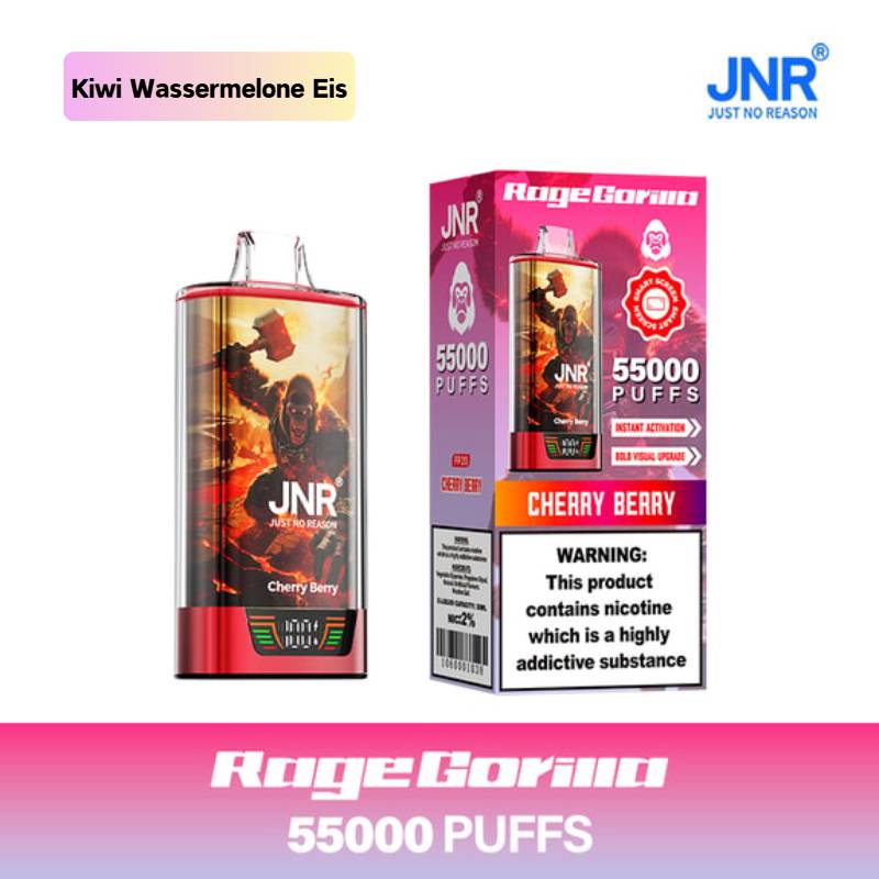 🔥 JNR Rage Gorilla 55K Hochleistungs Einweg-E-Zigarette