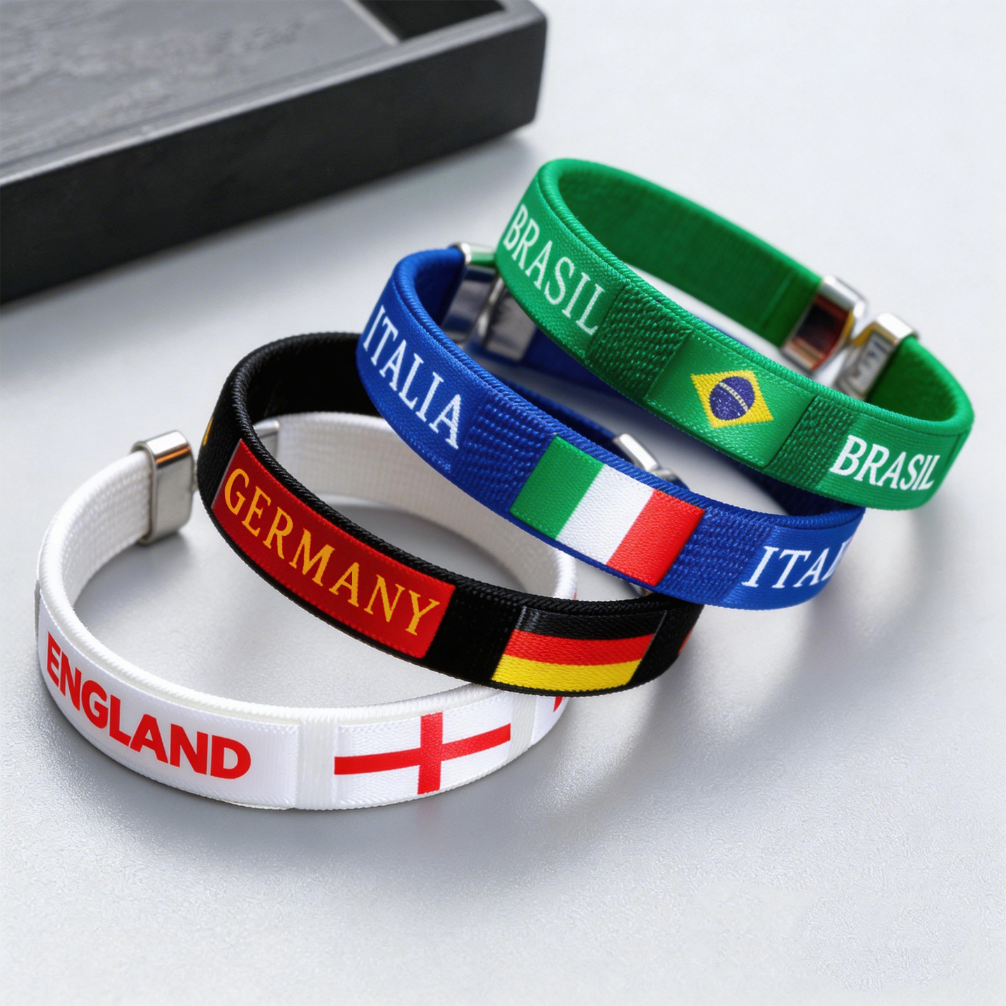 2026 USA-Canada-Mexico World Cup National Team Bracelet — Football Fan Wristband