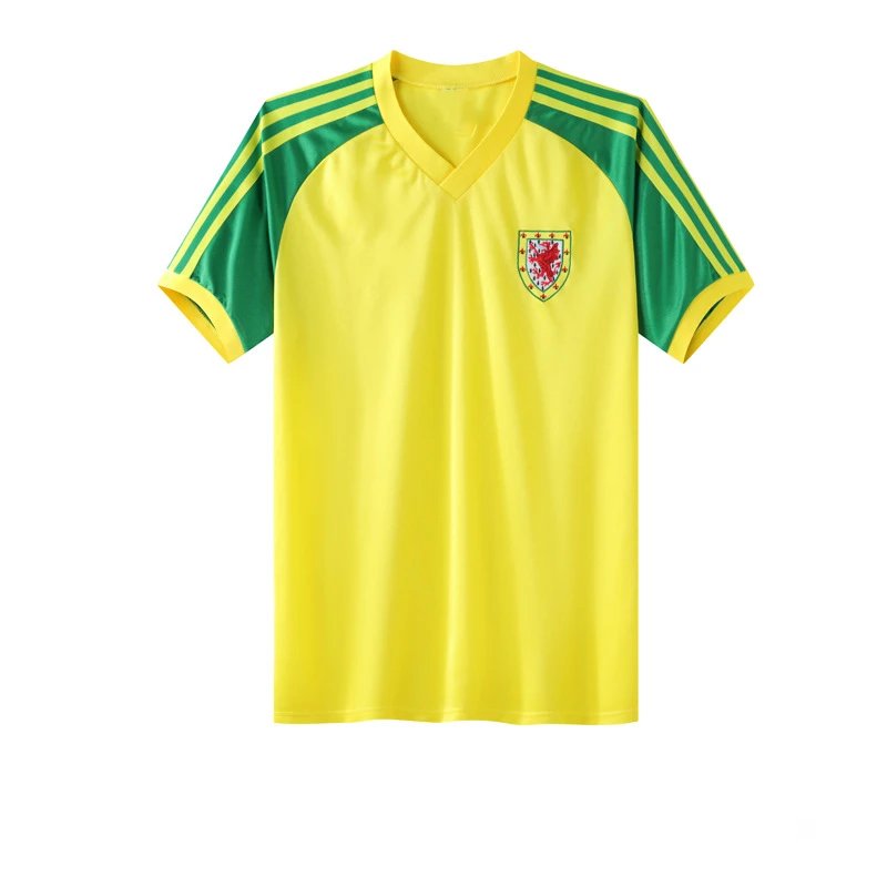 1982 Wales Yellow Home Kit