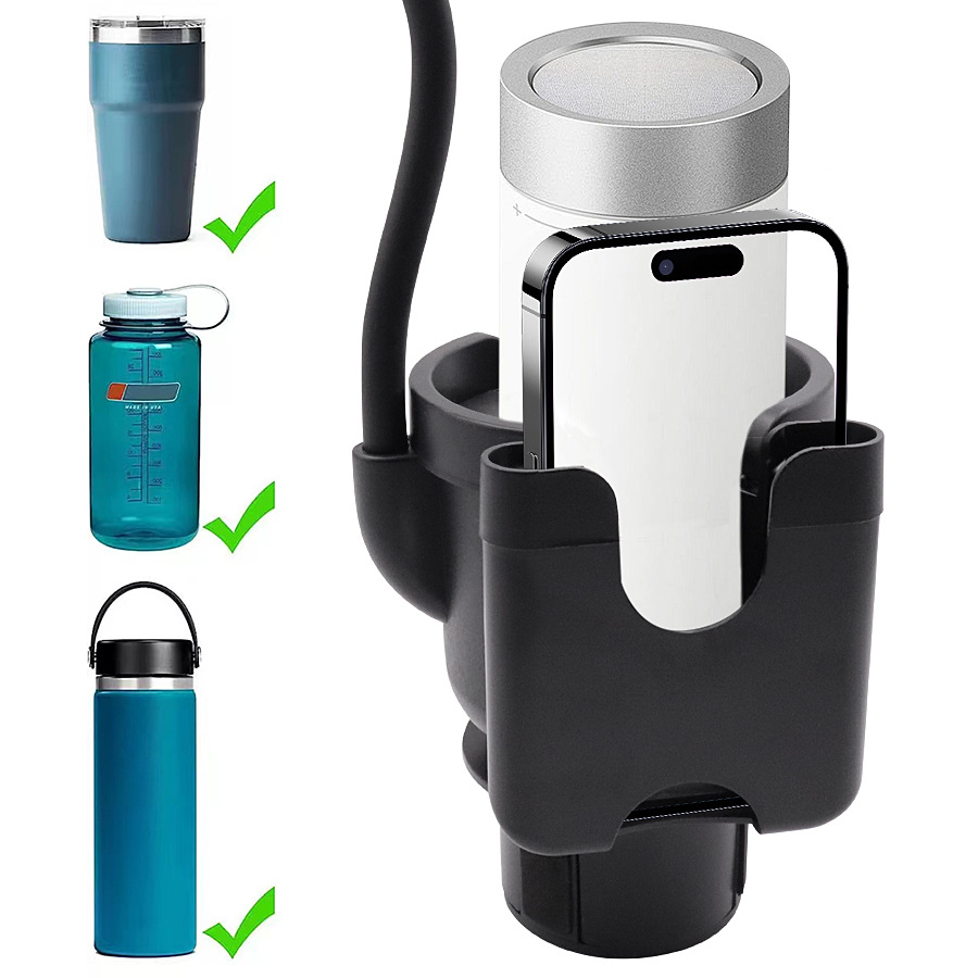 Car Cup Holder Expander for Car Adapter Adjustable Multifunctional Dual Cup Holder with Phone Holder Aromatherapy Organizer