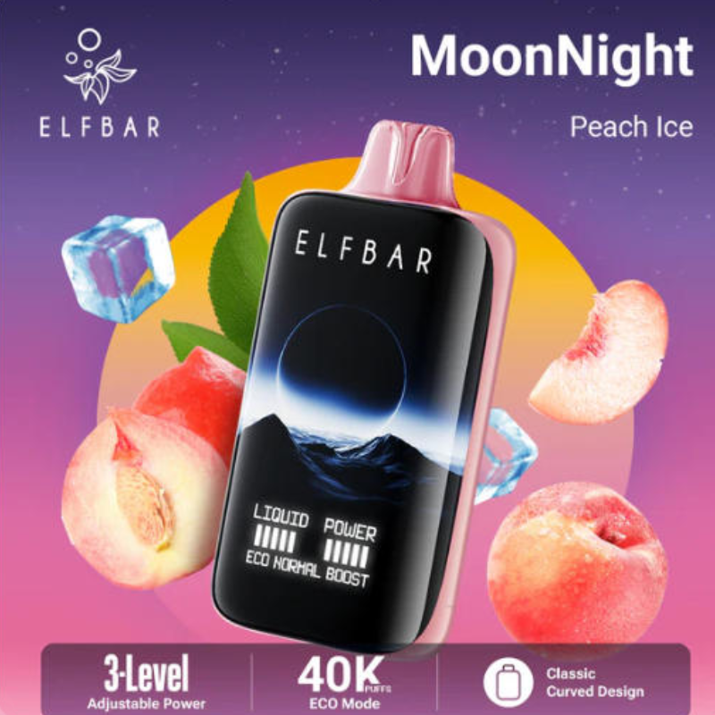 🌙 ELFBAR Moon Night 40K – 40.000 Züge Einweg E-Zigarette für intensiven Nachtgenuss