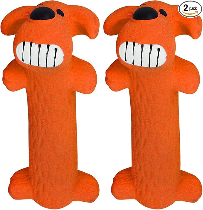 Multipet Original Loofa Dog Plush Toy - Squeaky Toy for All Dogs - Extra Soft Plush - Stuffed Animal Dog Toys for Playing