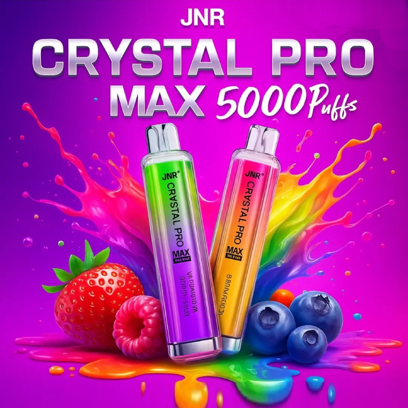 🧊JNR Crystal Pro Max 5000 Züge - Einweg Vape mit 2% Nikotin