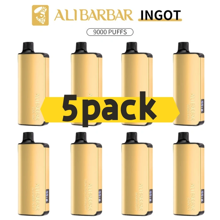 5 blind boxes -  Alibarbar Ingot 9000 Puffs