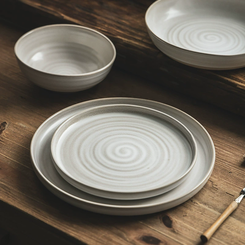 Stoneware Dinnerware Set – Microwave & Dishwasher Safe Ceramic Tableware