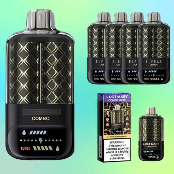 ❄️ ELFBAR COMBO 25.000 sug – 9 intense smagsvarianter med 5% nikotin