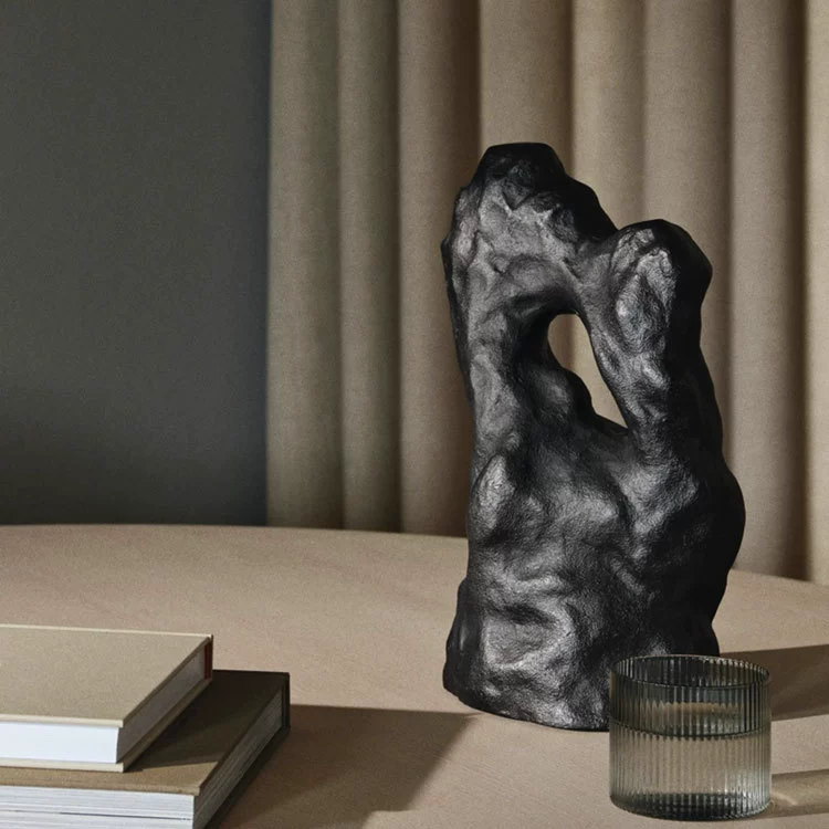 Laser-Sintered Steel Sculpture 12''H | ASTM A36 Steel & RAL 9005 Coating