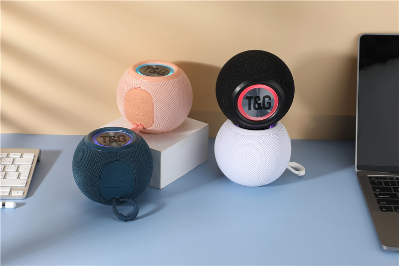 TG337 Fabric Bluetooth Speaker with Deep Bass and Portable Mini Design