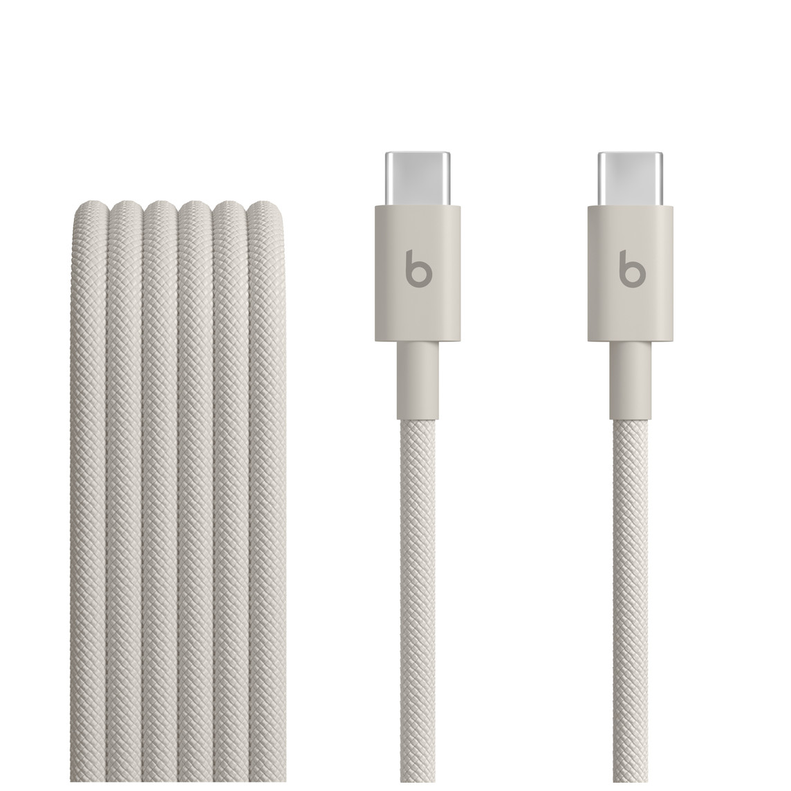 Cabo trançado de USB-C para USB-C da Beats (1,5m) — Preto-relâmpago
