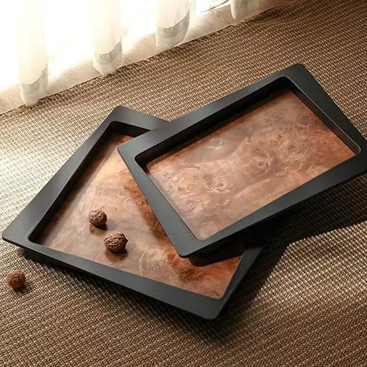 FSC-Certified Oak Serving Tray 12''x8'' | 10LB Capacity & Food-Grade Finish