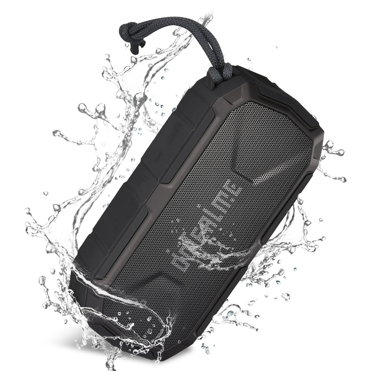 IP67 Waterproof Portable Bluetooth Speaker with Dual Speaker Pairing