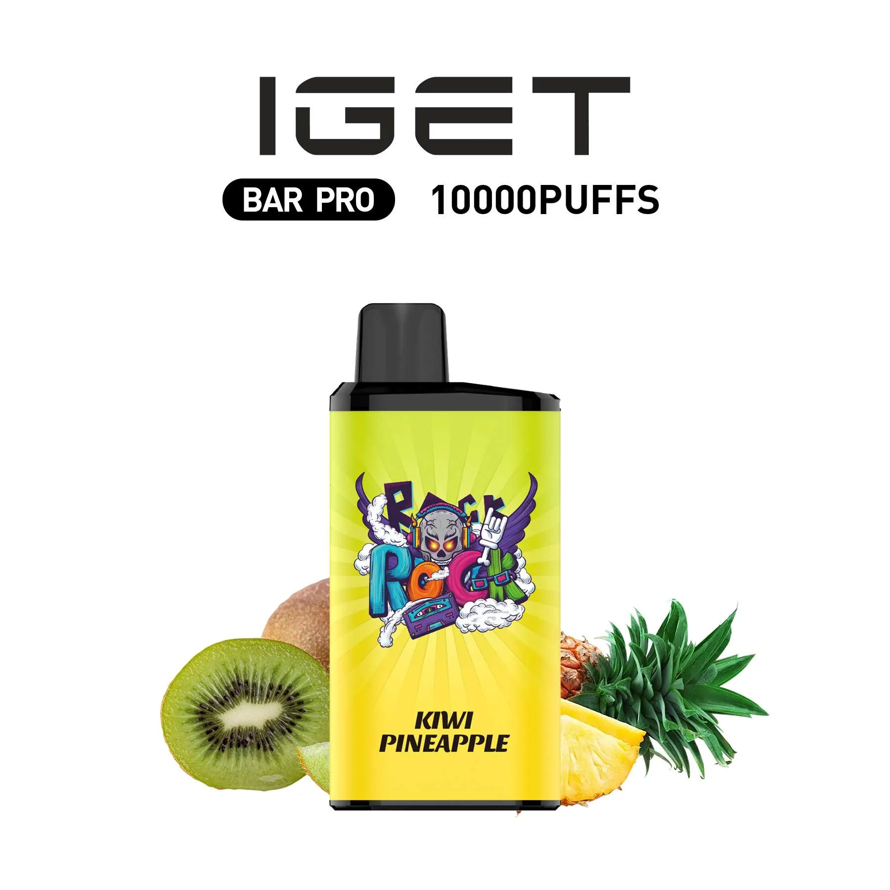 IGET BAR PRO 10,000 Puffs Kiwi pineapple| Sydney Stock 🇦🇺