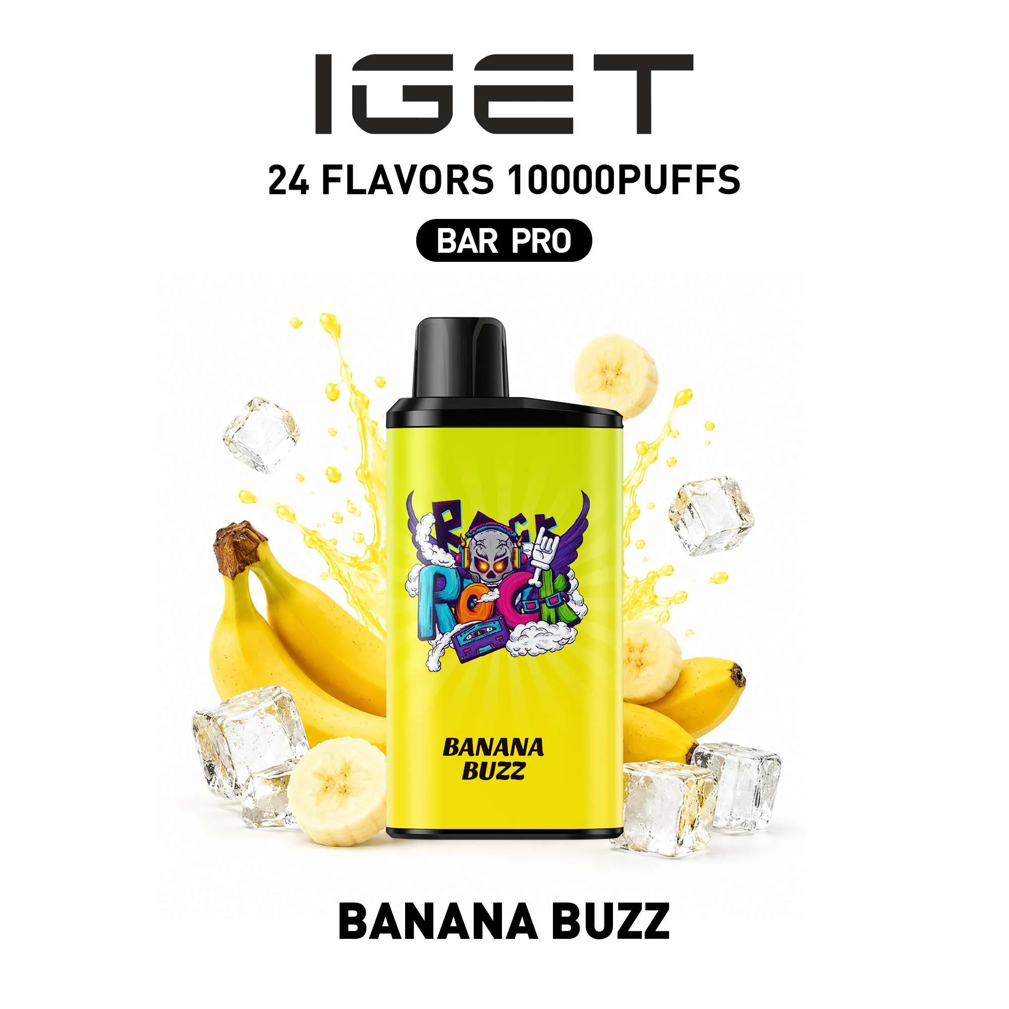 IGET BAR PRO 10,000 Puffs Banana buzz| Sydney Stock 🇦🇺