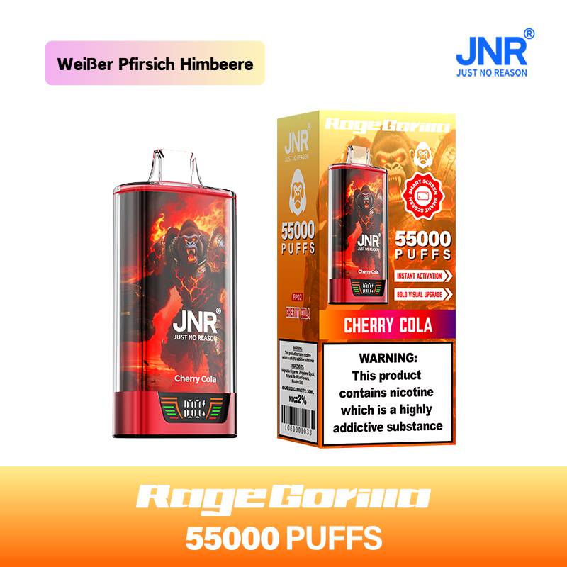 🔥 JNR Rage Gorilla 55K Hochleistungs Einweg-E-Zigarette