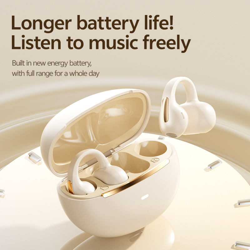 Open Panoramic True Wireless Earbuds with 360° Sound & HD Calling